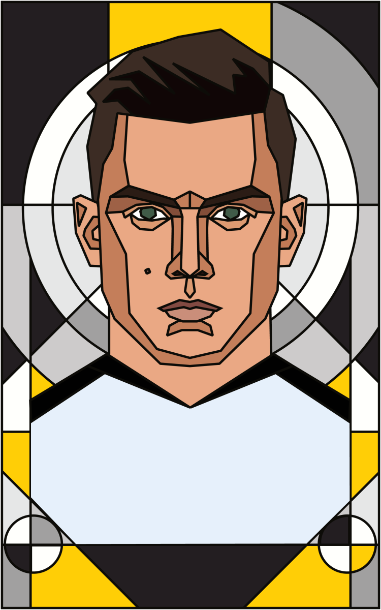 一位球迷在 一位球迷在