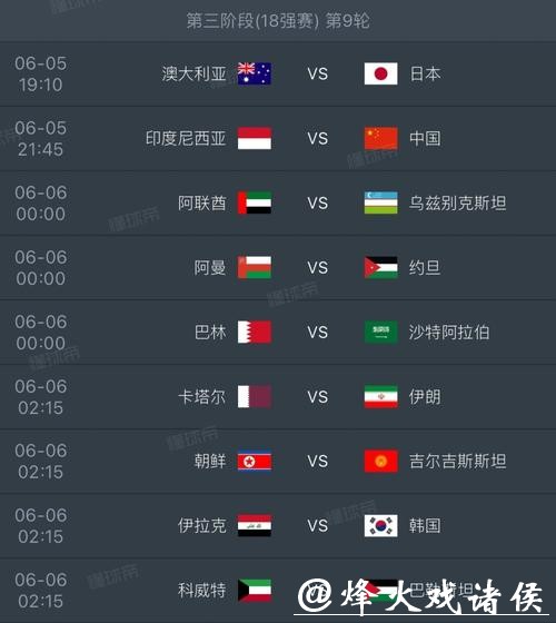 2026世界杯外围热门赛事推荐